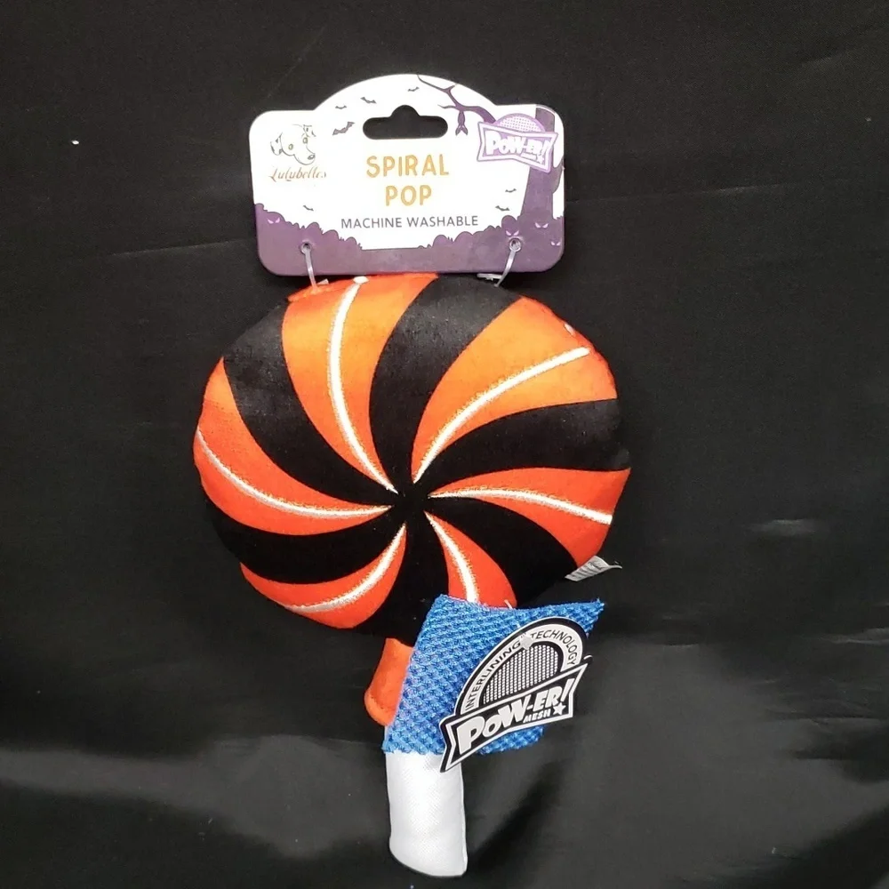 Lulubelles NWT Spiral Pop Power Mesh Dog Toy